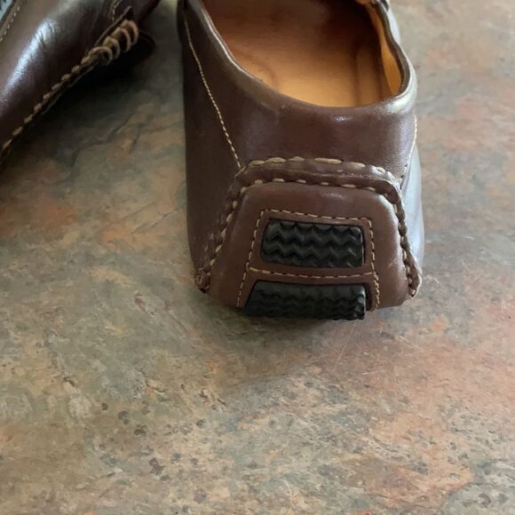 EUC Johnston & Murphy Sheepskin Brown Loafers main image 4